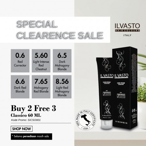 (02) Buy 2 Free 3 Ilvasto Classico 60ml